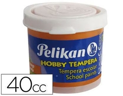 C/6 BOTES TEMPERA PELIKAN 40ML COR LARANJA Nº59B