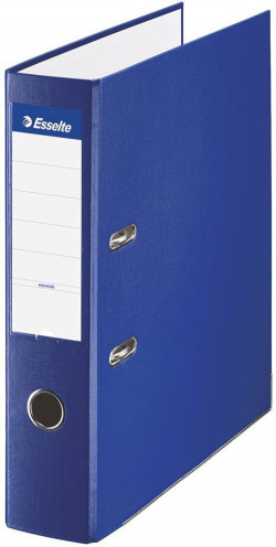 ARCHIVEUR PALANCA Fº 75MM PAPIER CARTON DOUBLÉ PLASTIQUE BLEU