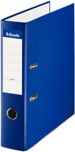 ARXIVADOR A4 PALANCA 75MM CARTON FORRAT PLASTIC BLAU