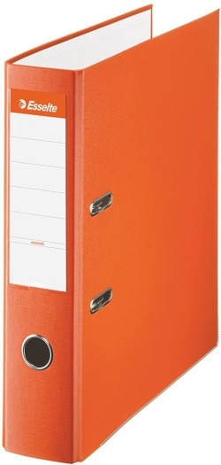ARCHIVEUR PALANCA Fº 75MM PAPIER CARTON DOUBLÉ PLASTIQUE ORANGE