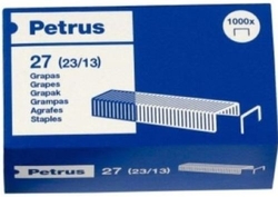 BOÎTE 1000 AGRAFES PETRUS Nº 27 ÉPAIS 23/13