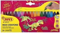 BOX OF 18 CRAYONS JOVICOLOR ASSORTED COLORS