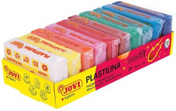 ESTOXO 10 PASTILLAS PLASTILINA JOVI 50G CORES FORNECIDOS