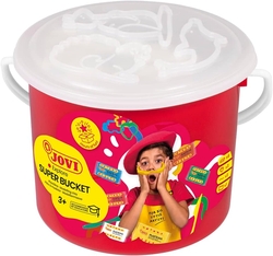 CUBO 6 BARRAS PLASTICINA JOVI 50G SORTIDOS + ACCESORIOS