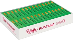 C/30 BARRAS PLASTICINA JOVI 70 PEQUENA 50G. VERDE CLARO