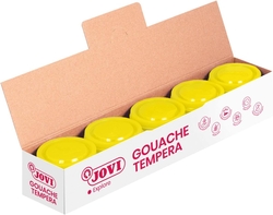C/5 botes tempera amarillo limon 35ml jovi