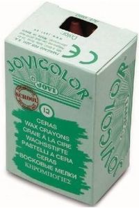 C / 12 WAXES JOVICOLOR BLACK COLOR
