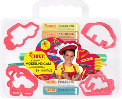 MALETIN 8 TACOS PLASTILINA + 1 RODETE + ACCESORIOS