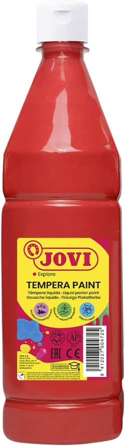 Bote tempera liquida jovi 1000ml bermellon