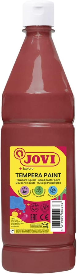 FRASCO TEMPERA LIQUIDA JOVI 1000ML CASTANHO