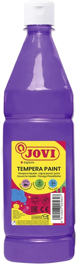 JAR OF LIQUID GUACHE JOVI 1000ML PURPLE