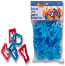 SACO MOLDES LETRAS ABECEDARIO