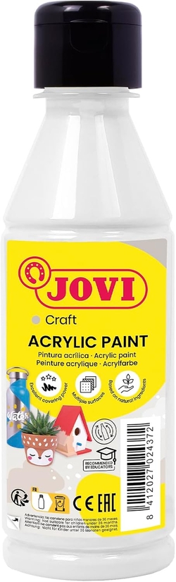 BOTE PINTURA JOVIDECOR ACRYL BRANCO 250ML
