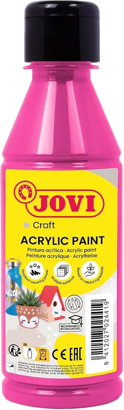 BOTE PINTURA JOVIDECOR ACRYL MAXENTA 250ML