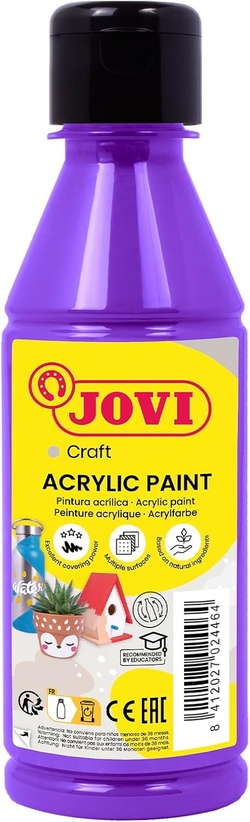 JAR OF PAINT JOVIDECOR ACRYL 250ML VIOLET