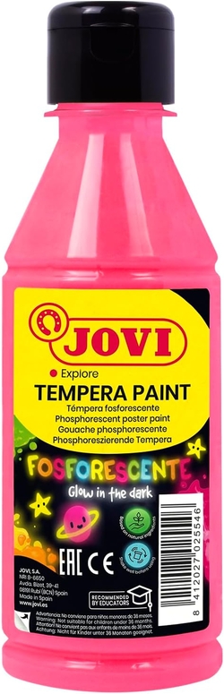 BOTELLA TEMPERA FOSFORESCENTE MAGENTA 250ML