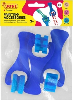 SACO COLGABLE 3 ROLOS PEQUEÑOS ESPUMA FORMAS DIVERSAS
