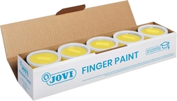 ESTOJO 5 BOTES PINTURA DEDOS JOVI 125ML AMARELO