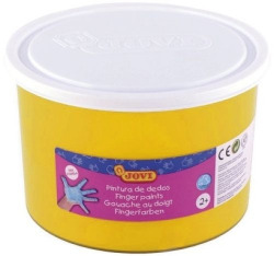 JAR OF FINGER PAINT 500ML YELLOW
