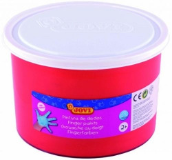 JAR OF FINGER PAINT 500ML VERMILION