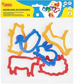 SAC 6 MOLDES ANIMAUX DE FERME