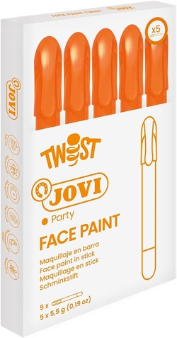 ÉTUI 5 STICKS DE MAQUILLAGE JOVI ORANGE