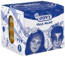 BOX OF 5 CREAM MAKE-UP CASES 20ML ORANGE
