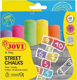 BOÎTE 6 TIZAS MAXI CLASSCOLOR STREET COULEURS ASSORTIMENTS