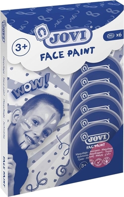 ESTUCHE 6 BOTES DE PINTURA FACIAL 8ML ROSA