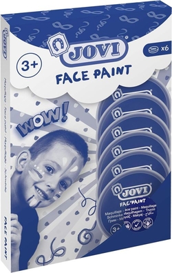ESTOIG 6 POTS DE PINTURA FACIAL 8ML COLOR BLAU OSCURO