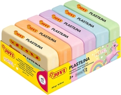ÉTUI 6 BARRES PLASTILINA JOVI 50G. COULEURS PASTEL SURTID