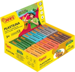 C/18 TACOS PLASTILINA JOVI 70 PEQUENA 50G. CORES NATURE