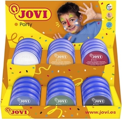 EXP 24 POTS DE PINTURA FACIAL 6 COLORS 4 UDS CADA COLOR
