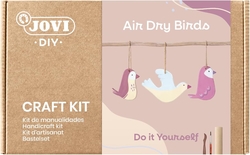 KIT MANUALIDADES PAJAROS AVEC PASTA MODELAR AIR DRY