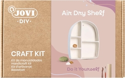 KIT MANUALIDADES UN ESTANTE AMB PASTA MODELAR AIR DRY