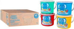 4 CUBOS TACOS PLASTILINA JOVI 38G FORNECIDOS MY FIRST PLASTIL