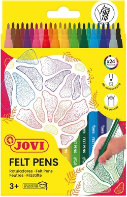 ESTOIG 24 RETOLADORS JOVI TRAZO FI FELT PENS