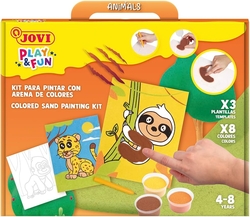 KIT PINTA CON AREA DE CORES ANIMAIS TERRESTRES