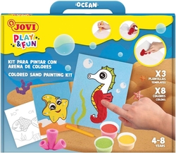 KIT PINTA COM ARENA DE CORES ANIMAIS MARINOS