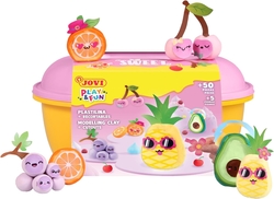 COFRE DE PLASTICINA SWEET COM COMPLEMENTOS E RECORTABLES