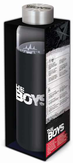 Botella De Cristal Con Funda De Siliconathe Boys 585 Ml