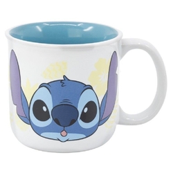 Taza Ceramica Desayuno 400Ml. Stitch Palms