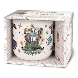 Taza De Desayuno Hogwarts (Estilo Old School) 400 Ml