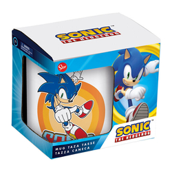Taza En Caja Regalo Sonic Japón 325 Ml