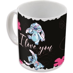Taza Térmica Stitch I Love You 325 Ml