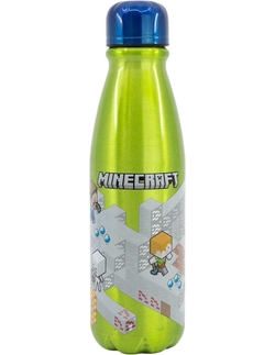 BOTELLA ALUMINIO INFANTIL 600 ML MINECRAFT ISOMETRIC