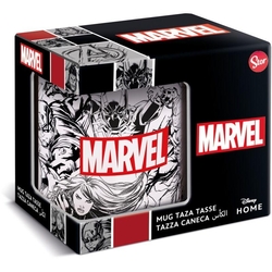 Taza En Caja Regalo Ilustración Cómic Marvel 325 Ml