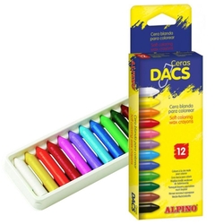 ESTOIG 12 CERAS BLANDAS DACS COLORS ASSORTITS