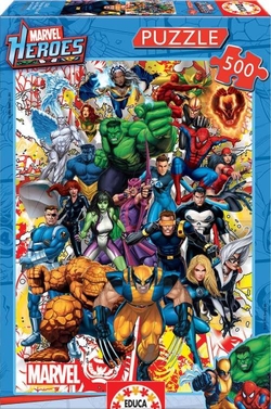 HEROES MARVEL.(PUZZLE 500)