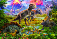ENCUENTRO DE DINOSAURIOS.(PUZZLE 500)
